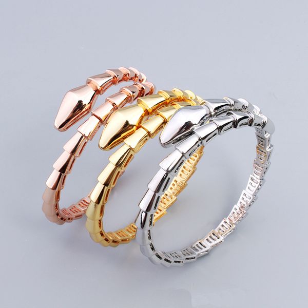 open cuff bracelets snake bones bracelet luxury jewelry brand for women copper titanium steel alloy gold-plated process fashion accessories, White
open cuff bracelets snake bones bracelet luxury jewelry brand for women copper titanium steel alloy gold-plated process fashion accessories, White