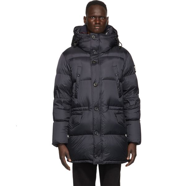 men's down parkas off season down jacket mid length thickened korean style trendy coat over the knee hood cotton clothes 230104, Black
men's down parkas off season down jacket mid length thickened korean style trendy coat over the knee hood cotton clothes 230104, Black