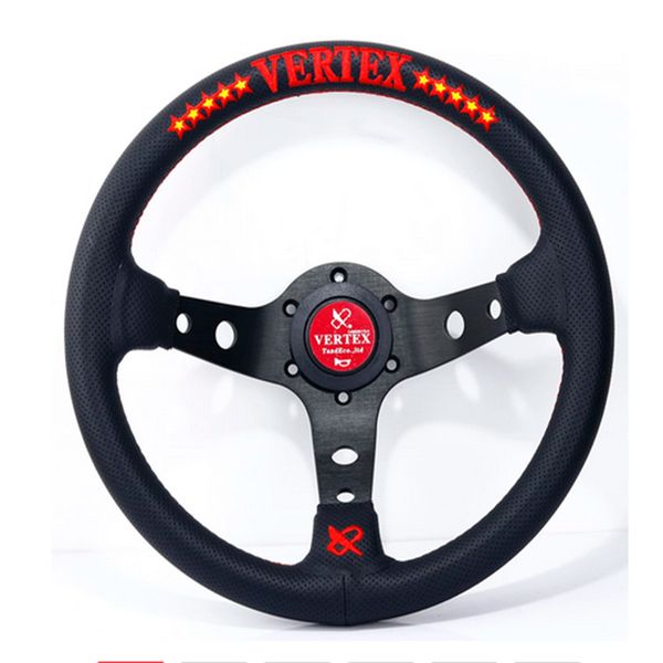 13inch/325mm vertex genuine leather embroidery drift sport steering wheel
13inch/325mm vertex genuine leather embroidery drift sport steering wheel