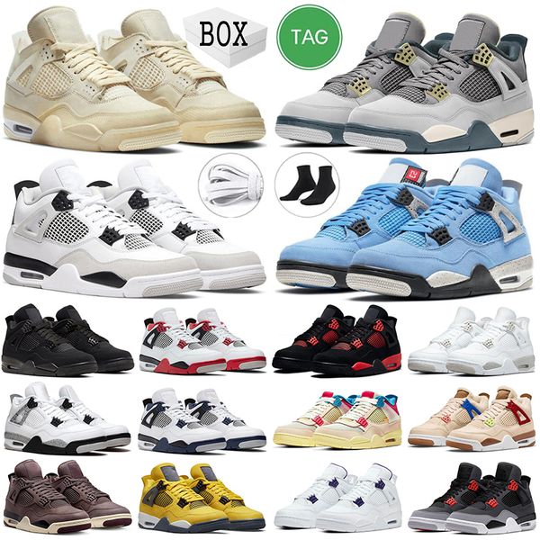mens basketball shoes og 4 4s jumpman with box military black cat oreo canvas craft violet ore fire red metallic purple sail designer traine
mens basketball shoes og 4 4s jumpman with box military black cat oreo canvas craft violet ore fire red metallic purple sail designer traine