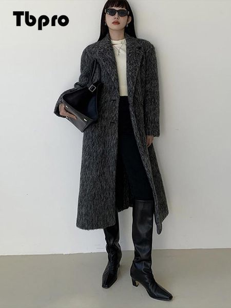 women's jackets female gray thickened warm woolen overcoat straight shape suit collar long coat solid autumn and winter streetwear 2301, Black;brown
women's jackets female gray thickened warm woolen overcoat straight shape suit collar long coat solid autumn and winter streetwear 2301, Black;brown
