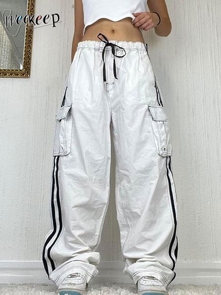 women's jeans weekeep casual baggy low rise pocket patchwork fashion streetwear cargo pant jogging loose denim trousers 90s retro 23010, Blue
women's jeans weekeep casual baggy low rise pocket patchwork fashion streetwear cargo pant jogging loose denim trousers 90s retro 23010, Blue