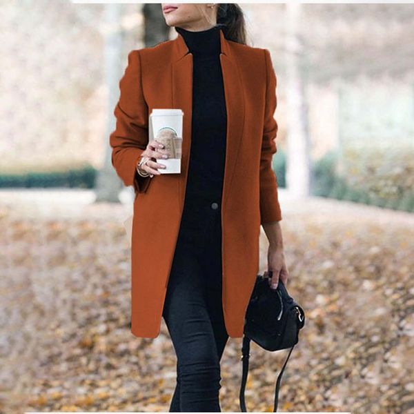 women's wool blends winter warm oat womens artificial coat trench jacket ladies long overcoat outwear thick clothes casaco 230105, Black
women's wool blends winter warm oat womens artificial coat trench jacket ladies long overcoat outwear thick clothes casaco 230105, Black
