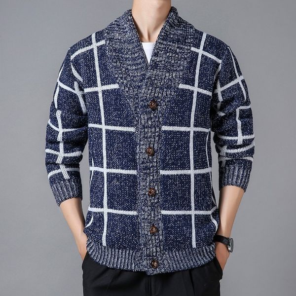 men's sweaters ursporttech cardigan coat autumn plaid knitted slim fit man single breasted jacket outwear 230105, White;black
men's sweaters ursporttech cardigan coat autumn plaid knitted slim fit man single breasted jacket outwear 230105, White;black