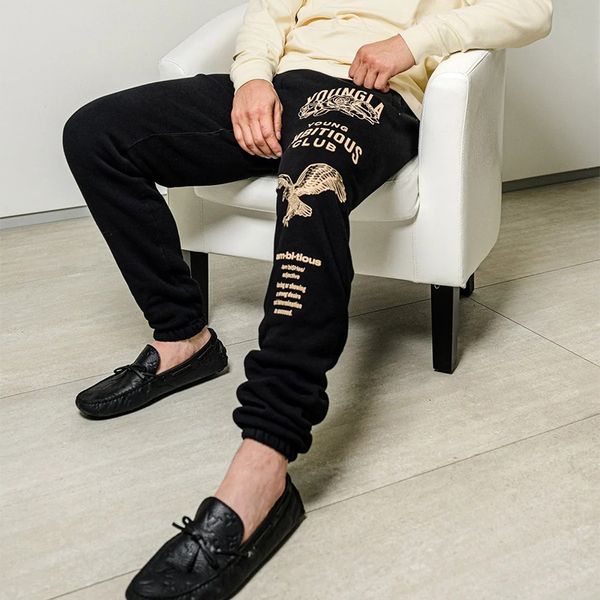 men s pants autumn mens sweatpants sports leisure fitness training leggings trousers men trends fashion pattern print slim streetwear 230104, Black
men s pants autumn mens sweatpants sports leisure fitness training leggings trousers men trends fashion pattern print slim streetwear 230104, Black