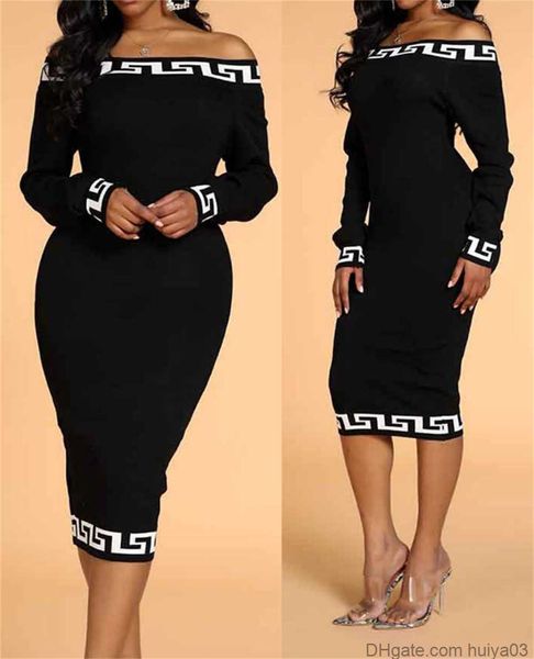 women casual dresses knits long sleeve classic letter print womens slim off shoulder dress one-piece skirt size s-xl huiya03, Black;gray
women casual dresses knits long sleeve classic letter print womens slim off shoulder dress one-piece skirt size s-xl huiya03, Black;gray