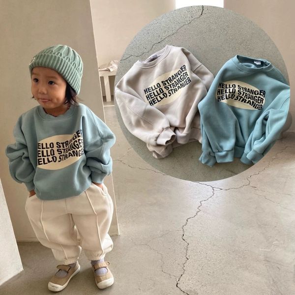 pullover girls casual thick letter sweatshirts warm soft comfortable long sleeves boys simple plush organic cotton loose clothes 230104, Blue
pullover girls casual thick letter sweatshirts warm soft comfortable long sleeves boys simple plush organic cotton loose clothes 230104, Blue