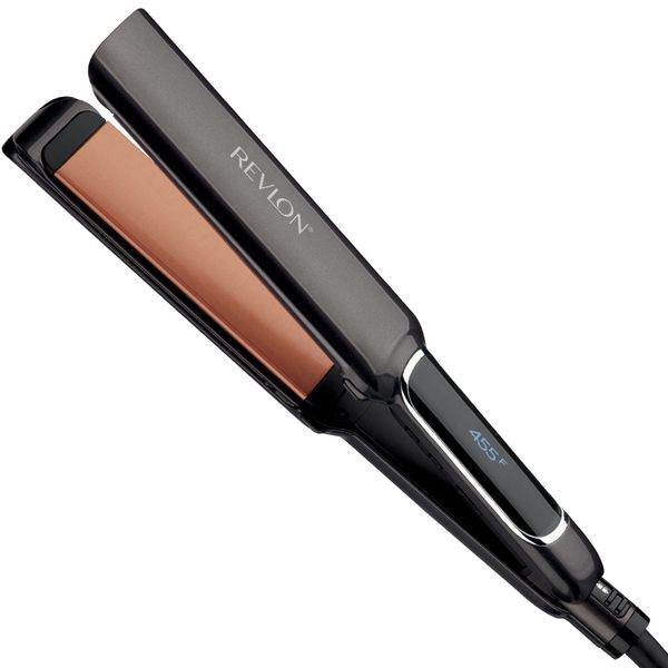 revlon pro collection professional 1.5" copper ceramic extra long plates flat iron hair straightener black with guide comb
revlon pro collection professional 1.5" copper ceramic extra long plates flat iron hair straightener black with guide comb