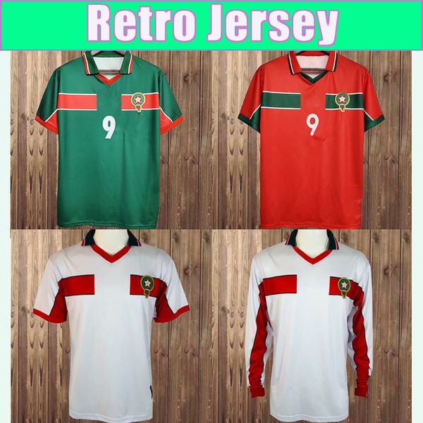 1998 morocco retro mens soccer jerseys national team bassir hadji neqrouz ouakili home away 3rd football shirts short sleeve uniforms, Black;yellow
1998 morocco retro mens soccer jerseys national team bassir hadji neqrouz ouakili home away 3rd football shirts short sleeve uniforms, Black;yellow