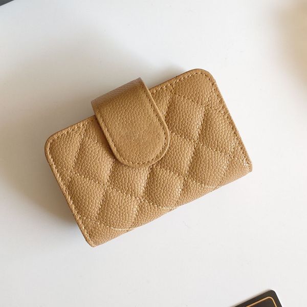 caviar calfskin flap card holder women mini designer bags classic quilted gold hardware quilted wallet french genuine leather change pouch m, Brown;gray
caviar calfskin flap card holder women mini designer bags classic quilted gold hardware quilted wallet french genuine leather change pouch m, Brown;gray