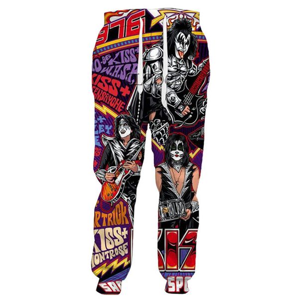 men's pants cloocl est hip hop rock metal kiss band trousers men women 3d print fashion harajuku autumn streetwear sweatpants 230104, Black
men's pants cloocl est hip hop rock metal kiss band trousers men women 3d print fashion harajuku autumn streetwear sweatpants 230104, Black