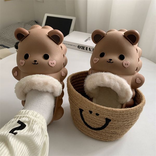 slippers slipper cute animals platform winter warm plush cotton shoes lovers indoor slipper removable pad thick sole femal slides 230105, Black
slippers slipper cute animals platform winter warm plush cotton shoes lovers indoor slipper removable pad thick sole femal slides 230105, Black