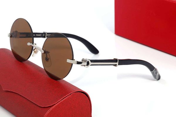 luxury mens designer sunglasses for women metal gold frame round transparent lens eyeglasses eyewear man polarized rimless brand buffalo goo, White;black
luxury mens designer sunglasses for women metal gold frame round transparent lens eyeglasses eyewear man polarized rimless brand buffalo goo, White;black