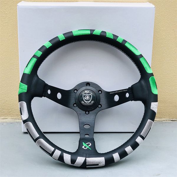 universal jdm vertex steering wheel 13inch leather embroidery drifting sports steering wheel with horn button &logo
universal jdm vertex steering wheel 13inch leather embroidery drifting sports steering wheel with horn button &logo