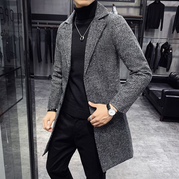 men's wool blends thick trench long casual coats fashion warm coat lapel collar overcoat plus size 5xl male slim windbreaker 230105, Black
men's wool blends thick trench long casual coats fashion warm coat lapel collar overcoat plus size 5xl male slim windbreaker 230105, Black