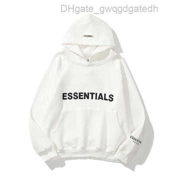 jackets luxury men's sweatshirts ess hoodies men women essentials chest letter sweater sportswear hooded casual pullover couple sweats, Black;brown