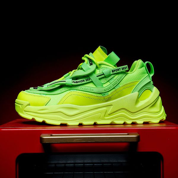 dress shoes fashion men y sneakers design casual outdoor jogging breathable fluorescent green 230105, Black
dress shoes fashion men y sneakers design casual outdoor jogging breathable fluorescent green 230105, Black