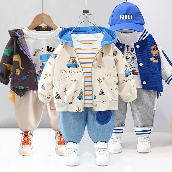 clothing sets 0 4 years old autumn fashion cute car baby suit boys and girls long sleeved striped three piece children's sports 230105, White
clothing sets 0 4 years old autumn fashion cute car baby suit boys and girls long sleeved striped three piece children's sports 230105, White