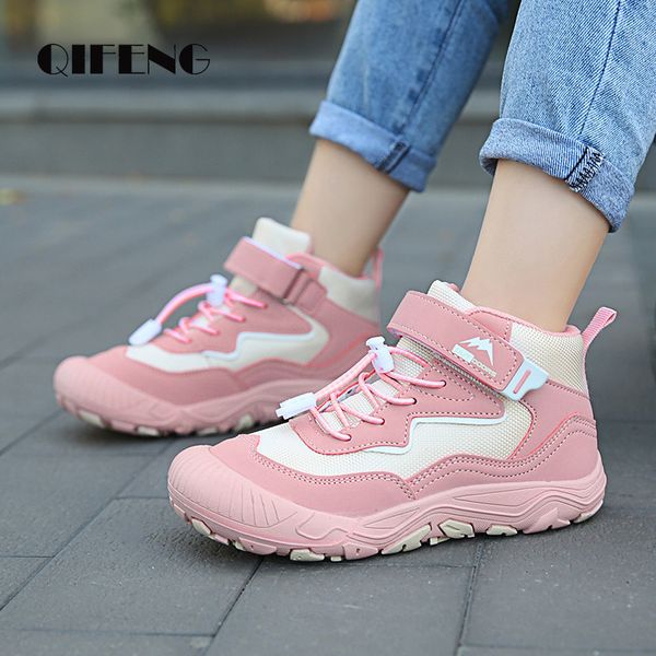 sneakers children fashion ankle boots boys girl non slip winter warm tactical kids outdoor footwear female hiking boot rubber 230105, Black;red
sneakers children fashion ankle boots boys girl non slip winter warm tactical kids outdoor footwear female hiking boot rubber 230105, Black;red