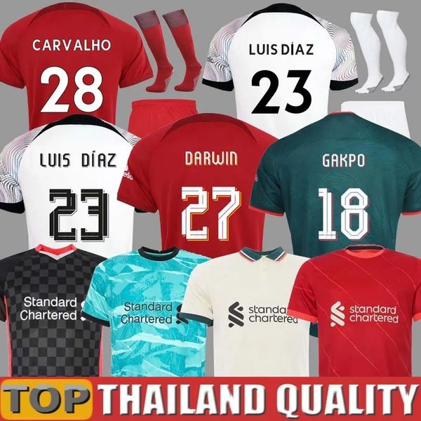 22 23 soccer jerseys home away 3rd darwin gakpo 2022 2023 mohamed diogo luis diaz alexander arnold football kit shirts men kids uniform, Black;yellow
22 23 soccer jerseys home away 3rd darwin gakpo 2022 2023 mohamed diogo luis diaz alexander arnold football kit shirts men kids uniform, Black;yellow