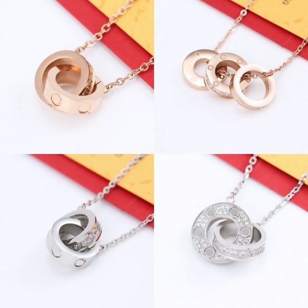 couple love necklace iced out pendants for men plated gold chains double rings necklaces for teen girls aesthetic fashion jewelry engagement, Silver
couple love necklace iced out pendants for men plated gold chains double rings necklaces for teen girls aesthetic fashion jewelry engagement, Silver
