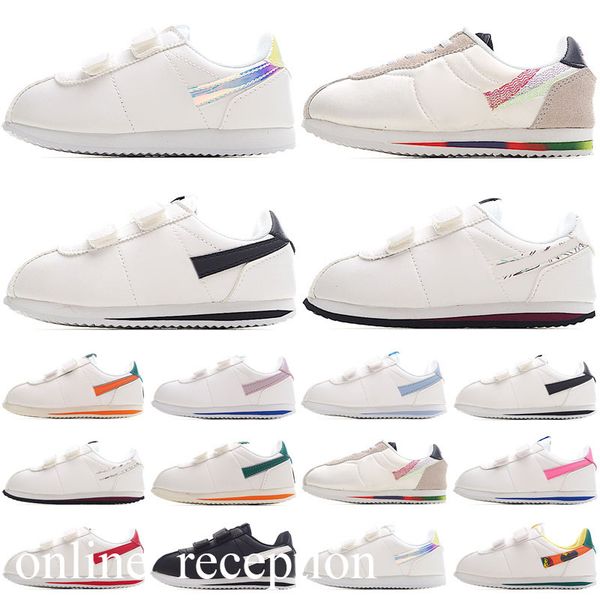 2022 classic kids retro cortez basic running shoes nylon rm white sneaker toddler royal red casual forrest gump blue runner 22-35, Black
2022 classic kids retro cortez basic running shoes nylon rm white sneaker toddler royal red casual forrest gump blue runner 22-35, Black