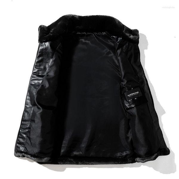 men's vests vest men faux fur coat thicken sleeveless warm high collar soft autumn winter casual big jacket black oversize, Black;white
men's vests vest men faux fur coat thicken sleeveless warm high collar soft autumn winter casual big jacket black oversize, Black;white