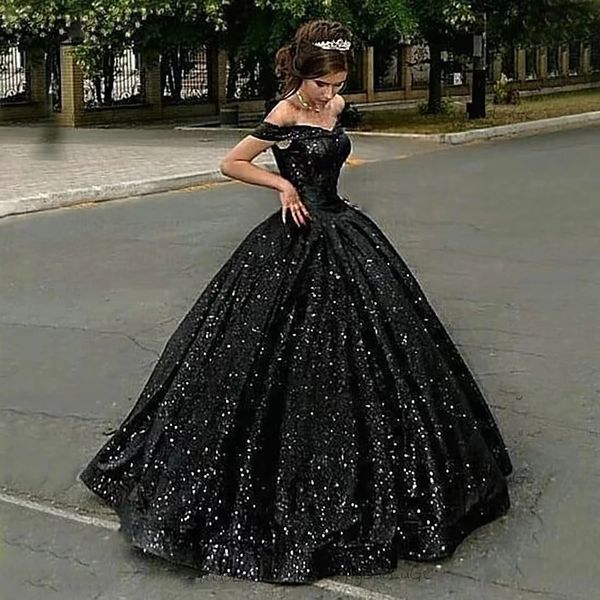 burgundy sequined off shoulder ball gown prom dresses v neck sweet 16 dresses sequins evening party dress vestidos, Black
burgundy sequined off shoulder ball gown prom dresses v neck sweet 16 dresses sequins evening party dress vestidos, Black