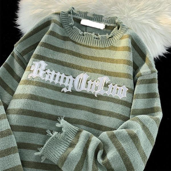 men's t shirts slouchy sweaters men and women vintage broken fur edge autumn winter fashion br hip hop bf versatile couple t shirt ins, White;black
men's t shirts slouchy sweaters men and women vintage broken fur edge autumn winter fashion br hip hop bf versatile couple t shirt ins, White;black