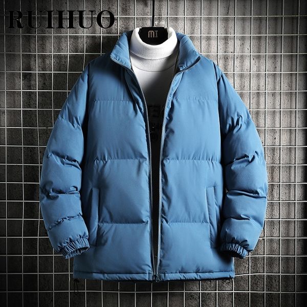 men's jackets ruihuo solid stand collar winter clothes parkas 5xl autumn arrivals 230105, Black;brown
men's jackets ruihuo solid stand collar winter clothes parkas 5xl autumn arrivals 230105, Black;brown