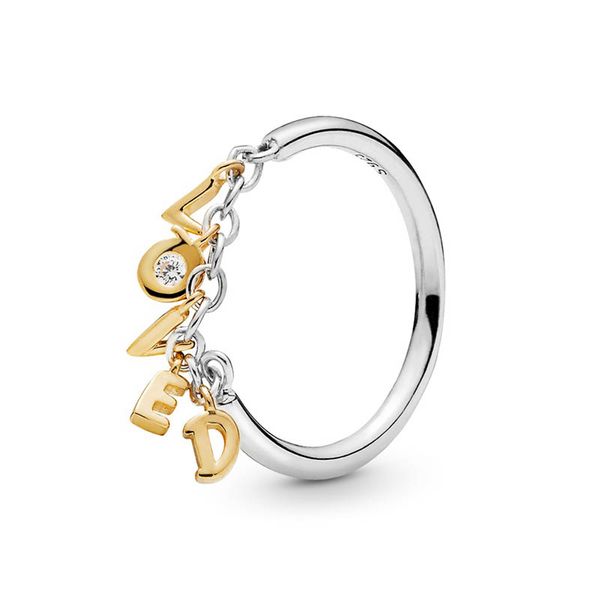 yellow gold plated letter loved rings with original box for pandora authentic sterling silver wedding jewelry girlfriend gift designer ring, Slivery;golden
yellow gold plated letter loved rings with original box for pandora authentic sterling silver wedding jewelry girlfriend gift designer ring, Slivery;golden