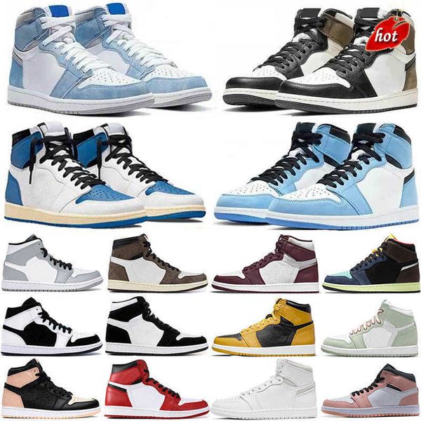 2023 jumpman 1 mens basketball shoes 1s sneakers starfish lost found bred patent university blue stage haze yellow toe hyper royal unc men, Black
2023 jumpman 1 mens basketball shoes 1s sneakers starfish lost found bred patent university blue stage haze yellow toe hyper royal unc men, Black