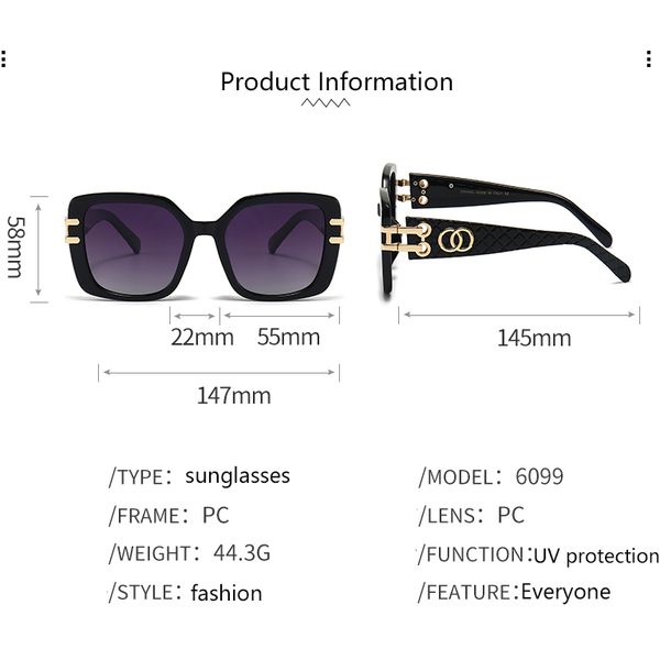 fashion designer personality asses polarized uv resistant men women goggle retro square sun glass casual eyegl, White;black
fashion designer personality asses polarized uv resistant men women goggle retro square sun glass casual eyegl, White;black
