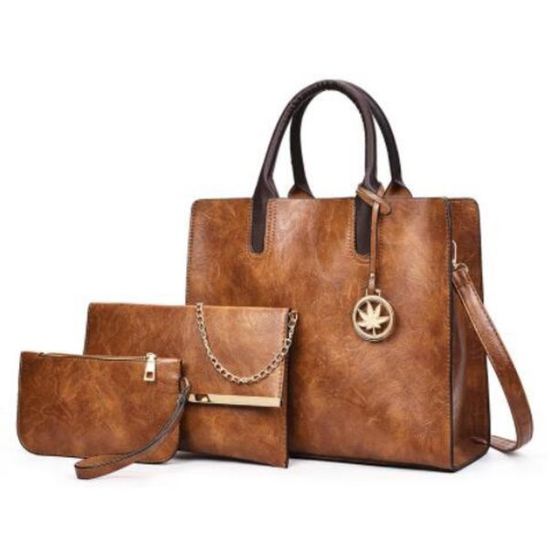 3-piece fashion designer bag pu messenger shopping bag cross body lady one shoulder handbag wallet wholesale
3-piece fashion designer bag pu messenger shopping bag cross body lady one shoulder handbag wallet wholesale