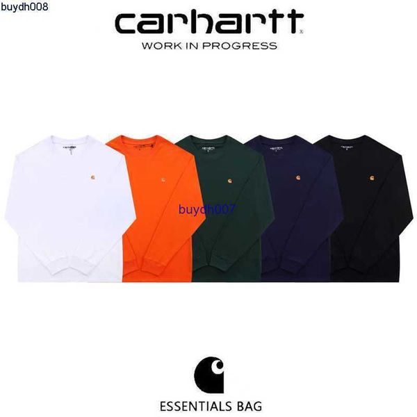 men's t shirt fashion designer brand carhart long sleeve women's gold embroidery classic round neck trend loose lovers' base, White;black
men's t shirt fashion designer brand carhart long sleeve women's gold embroidery classic round neck trend loose lovers' base, White;black