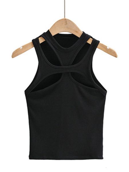 women's tanks camis girls asymmetrical hollow solid color knitted round neck short sleeved summer vest on the chest 230105, White
women's tanks camis girls asymmetrical hollow solid color knitted round neck short sleeved summer vest on the chest 230105, White