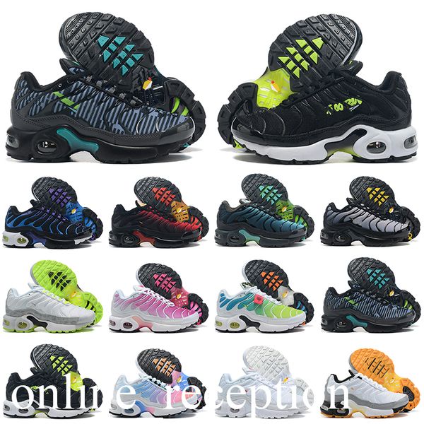 2023 kids tn plus designer shoes sports sneakers children boy girls trainers sneakers 26-35, Black
2023 kids tn plus designer shoes sports sneakers children boy girls trainers sneakers 26-35, Black
