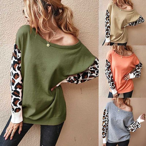 women's sweaters men's plus size leopard 2022 autumn winter color block knit pullovers ladies bottoming shirt casual knitwear blus, White;black
women's sweaters men's plus size leopard 2022 autumn winter color block knit pullovers ladies bottoming shirt casual knitwear blus, White;black
