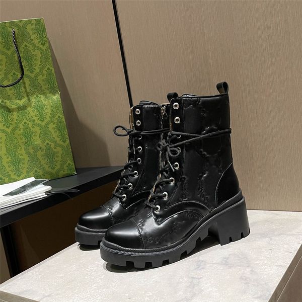 luxury womens ankle boot matelasse lace-up boot double g hiking martin boots leather classic flat booties 22s, Black
luxury womens ankle boot matelasse lace-up boot double g hiking martin boots leather classic flat booties 22s, Black
