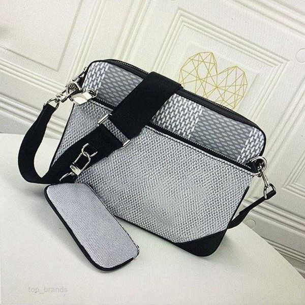 luxurys designer bags men fashion shoulder crossbody bag handbag 25cm handbags lattice wallet coin purse classic leather 3-pcs top
luxurys designer bags men fashion shoulder crossbody bag handbag 25cm handbags lattice wallet coin purse classic leather 3-pcs top