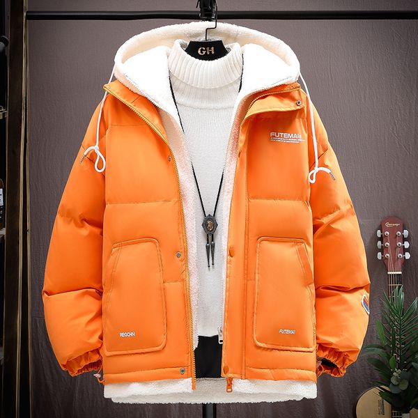 men's jackets down cotton jacket youth trend wide edition lamb's wool patchwork cap couple's printed coats man drop 230105, Black;brown
men's jackets down cotton jacket youth trend wide edition lamb's wool patchwork cap couple's printed coats man drop 230105, Black;brown