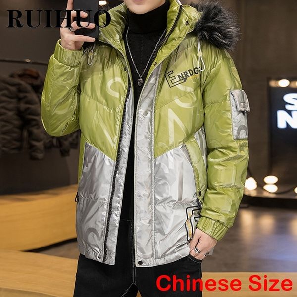 men's jackets ruihuo patchwork for autumn winter arrivals parkas clothing warm coats jacket 3xl 230105, Black;brown 
men's jackets ruihuo patchwork for autumn winter arrivals parkas clothing warm coats jacket 3xl 230105, Black;brown