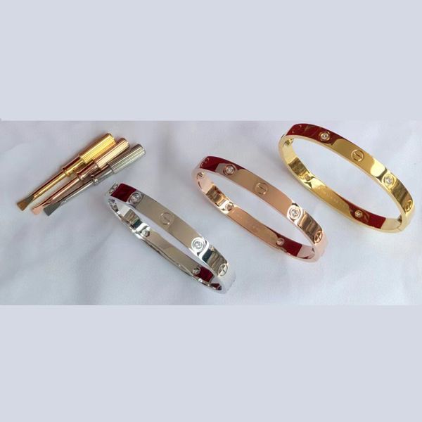 bangle love bracelet design for women men jewelry with 4 cz titanium steel bracelets lover gold silver rose fashion bangle luxury chains, Black
bangle love bracelet design for women men jewelry with 4 cz titanium steel bracelets lover gold silver rose fashion bangle luxury chains, Black