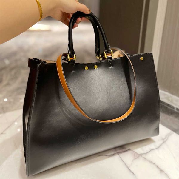 2023 leather tote bags designer classic fashion handbags for women