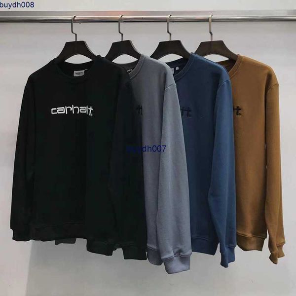 men's hoodie sweatshirt fashion designer brand carhart classic embroidered letter round neck for women, Black
men's hoodie sweatshirt fashion designer brand carhart classic embroidered letter round neck for women, Black