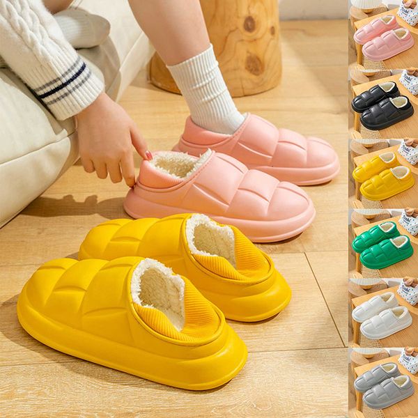 slippers warm winter woman slipper indoor outdoor house cotton shoes soft fluffy waterproof fur slides for women men couple 230105, Black
slippers warm winter woman slipper indoor outdoor house cotton shoes soft fluffy waterproof fur slides for women men couple 230105, Black
