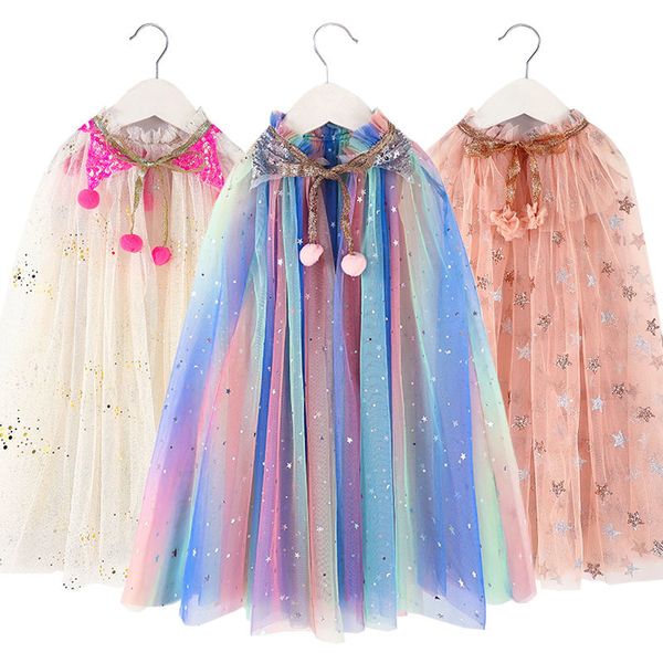 down coat christmas halloween girls cloak outerwear sequins shawl kids for birthday party beach rainbow princess costume 230104, Blue;gray
down coat christmas halloween girls cloak outerwear sequins shawl kids for birthday party beach rainbow princess costume 230104, Blue;gray