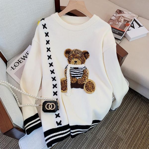 men's sweaters edition cute little bear embroidery knitting restoring ancient ways of autumn winters is recreational round blouse sweat, White;black
men's sweaters edition cute little bear embroidery knitting restoring ancient ways of autumn winters is recreational round blouse sweat, White;black