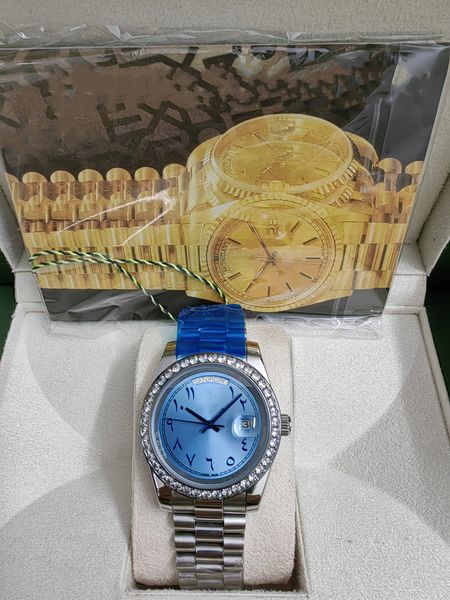 with box sapphire high-quality luxury wristwatch 218238 218206 218235 41mm diamond bezel arabic dial stainless steel bracelet automatic mens, Slivery;brown
with box sapphire high-quality luxury wristwatch 218238 218206 218235 41mm diamond bezel arabic dial stainless steel bracelet automatic mens, Slivery;brown