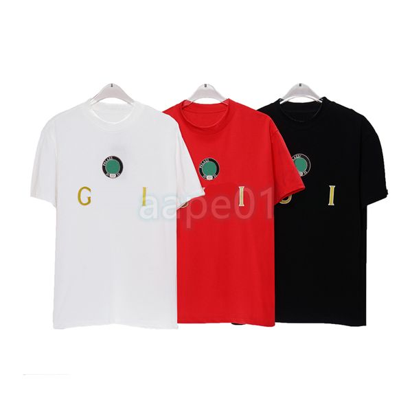 luxury fashion brand mens t shirt embroidery letter summer short sleeve round neck loose t-shirt casual white black red asian size
luxury fashion brand mens t shirt embroidery letter summer short sleeve round neck loose t-shirt casual white black red asian size